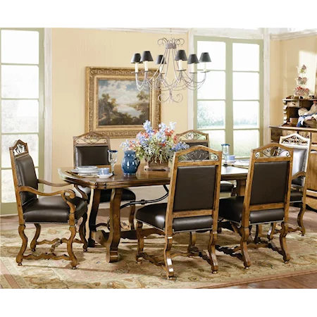 Rectangular Dining Table & Chair Set